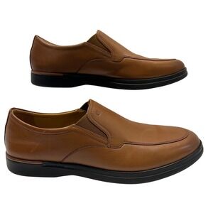 Cole Haan Mens Brown Leather Slip On Loafer Shoes Grand Ambition Size 10 M